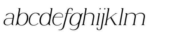 Acosta Thin Italic