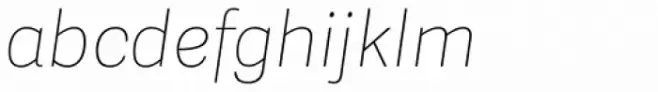 Adelle Sans UtraThin Italic