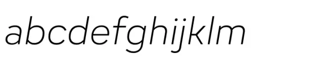 Adelphi PE Text Extralight Italic