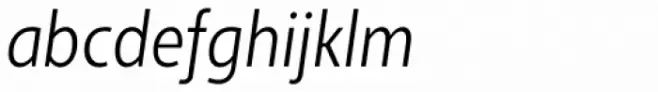 Adora Condensed PRO Light Italic