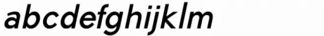 Algoria Semi Bold Condensed Italic