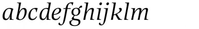 Alinea Serif Light Italic