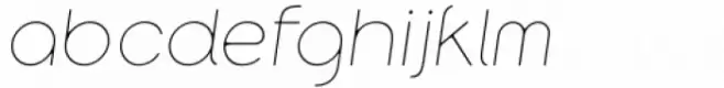 Along Sans Rounded Thin Italic