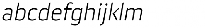 Aneba Neue UltraLight Italic