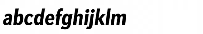 Apres Condensed Black Italic