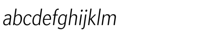 Apres Narrow Thin Italic