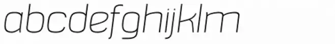 Argo Nova Thin Italic