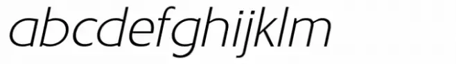Atlantica Extra Light Italic