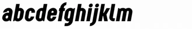 Augmento Condensed Black Italic