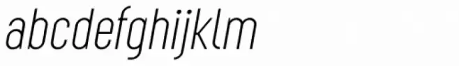 Augmento Condensed Light Italic