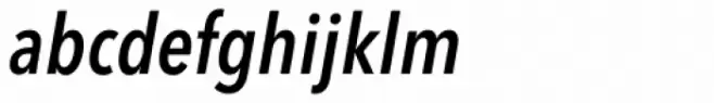 Avenir Next Pro Condensed Demi Italic