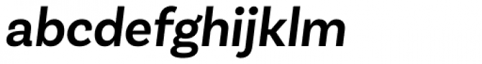 Basic Sans Alt Semi Bold Italic