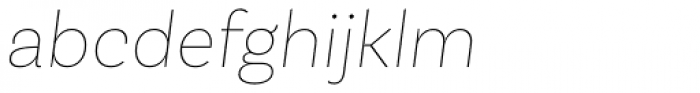 Basic Sans Alt Thin Italic