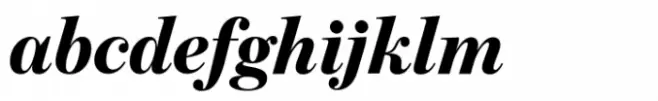 Benton Modern Display Black Italic