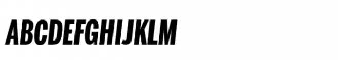 Benton Sans Std Extra Compressed Bold Italic SC