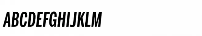 Benton Sans Std Extra Compressed Medium Italic SC