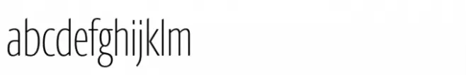 Berlingske Sans Extracondensed Std Extralight