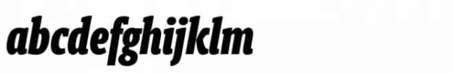 Berlingske Slab ExtraCondensed Std Extrabold Italic