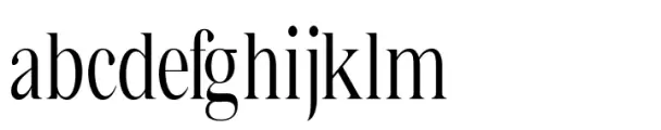 Bia Serif High Regular Condensed