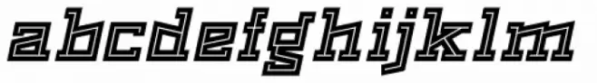 Black Bear Inline Italic