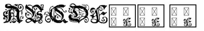 Blumen Initials