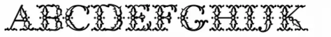 Bodoni Classic Floral Initials