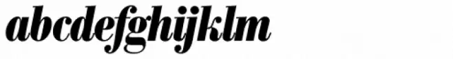 Bodoni Nr 1 SH Bold Cond Italic