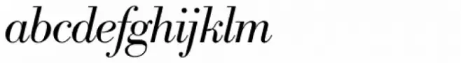 Bodoni Nr 1 SH Light Italic