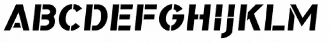 Bomber TV Wide Italic