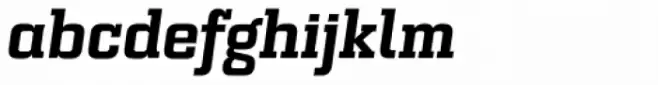 Bourgeois Slab UltraBold Italic