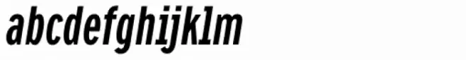CA Oskar Compressed Bold Italic