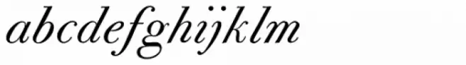 CAL Bodoni Terracina Quasi Lite Italic