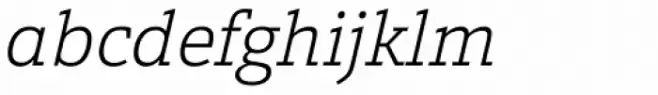 Calanda Extra Light Italic