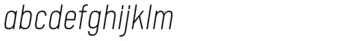 Calps Sans Slim Extra Light Italic