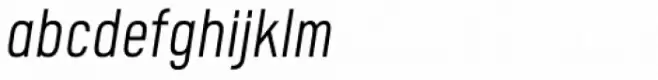 Calps Sans Slim Light Italic