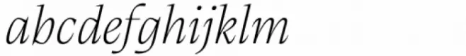 Calvino Grande Extralight Italic
