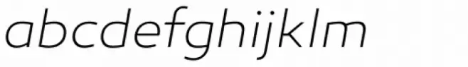Canaro ExtraLight Italic
