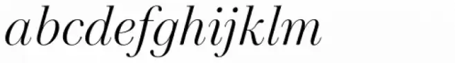 Cardillac Light Italic
