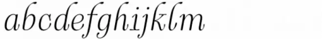Cartes Extended Thin Italic