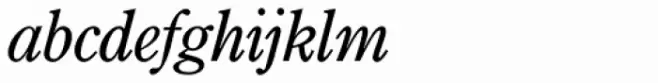 Century Old Style SB Italic