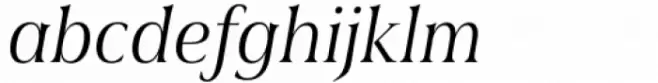 Civane Serif Condensed Book Italic