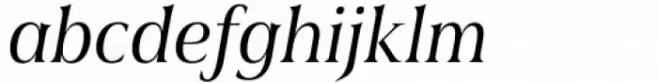 Civane Serif Condensed Regular Italic