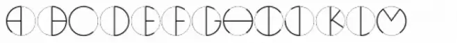 circle typeface Normal