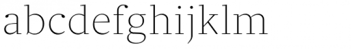 Clara Serif Thin