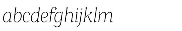 Clarinette Ultra Light Italic