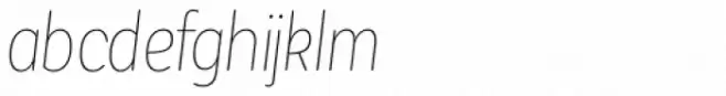 Corporative Sans Round Condensed Alt Hair Italic