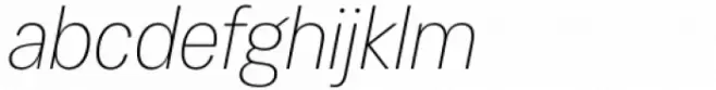 Cosima Core Edition Thin Italic