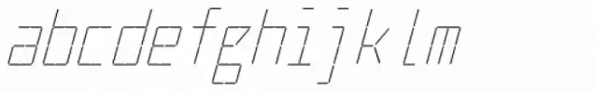 Cristal True Thin Italic