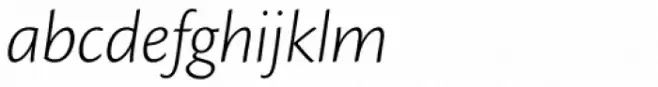 Cronos Pro SubHead Light Italic