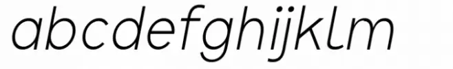Crox Extra Light Compact Italic